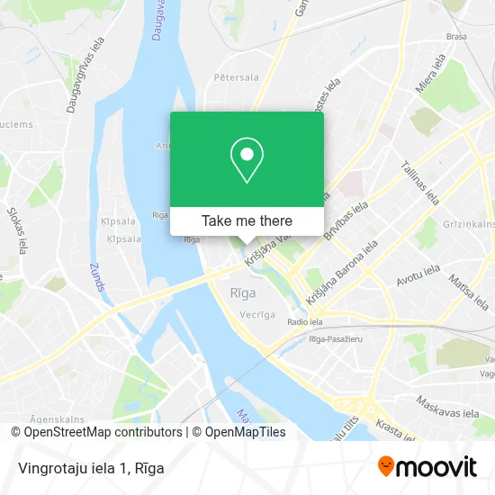 Vingrotaju iela 1 map