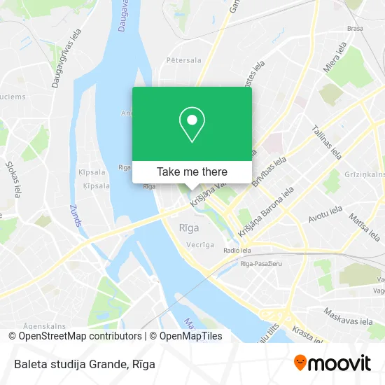 Baleta studija Grande map