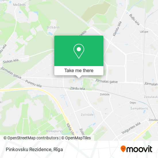 Pinkovsku Rezidence map