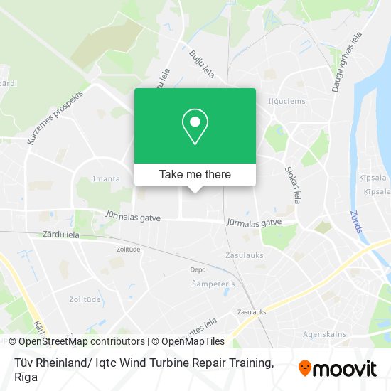 Tüv Rheinland/ Iqtc Wind Turbine Repair Training map
