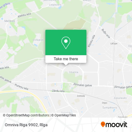 Omniva Riga 9902 map