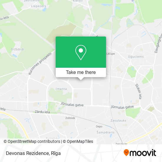 Devonas Rezidence map