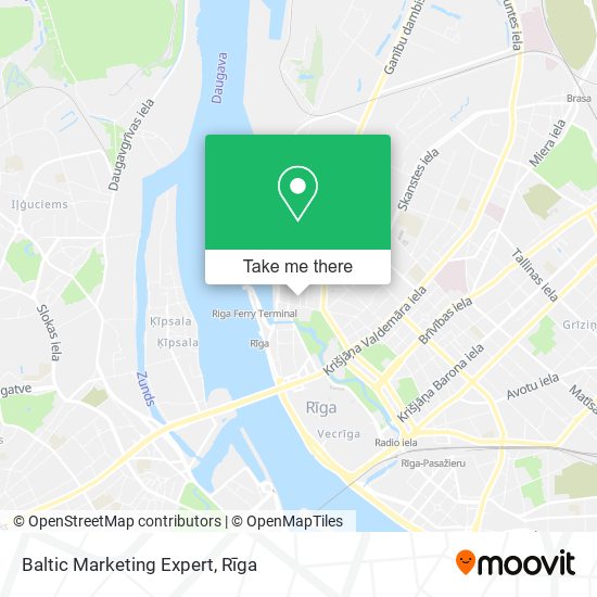 Baltic Marketing Expert map