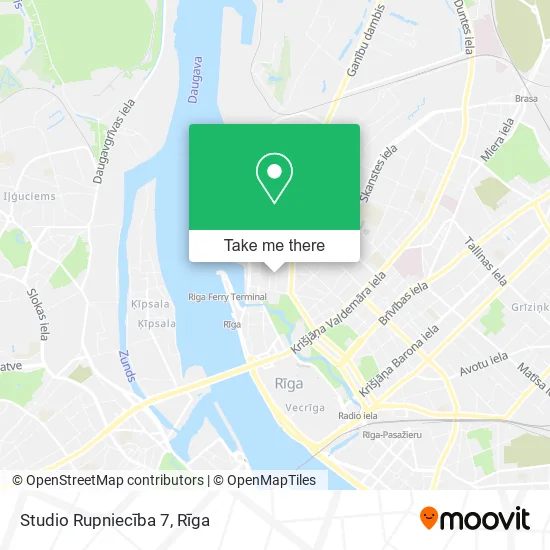 Карта Studio Rupniecība 7