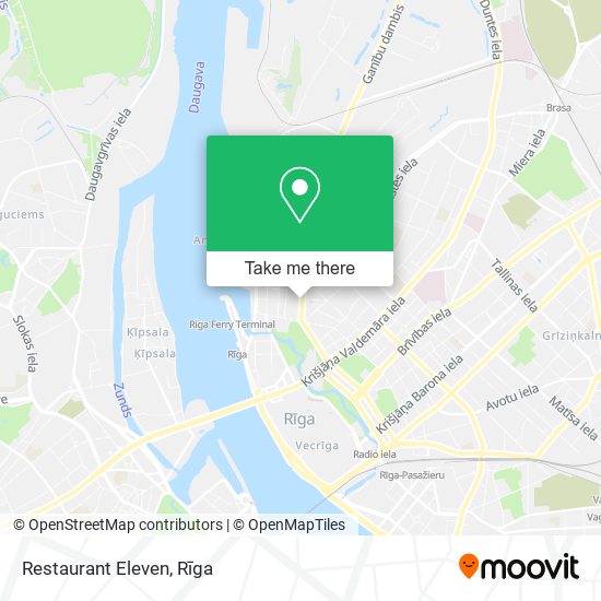 Карта Restaurant Eleven