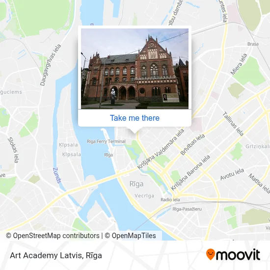 Art Academy Latvis map