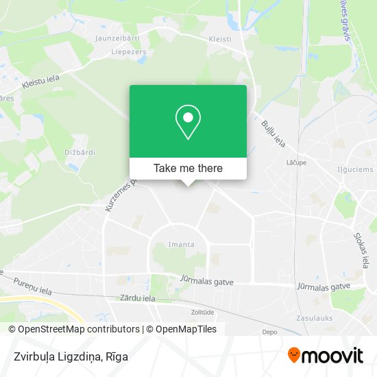 Zvirbuļa Ligzdiņa map