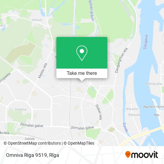 Omniva Riga 9519 map