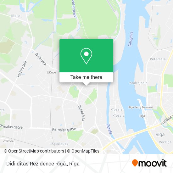 Didiiditas Rezidence Rīgā. map