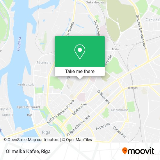 Olimsika Kafee map
