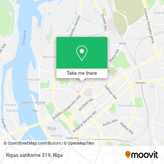 Карта Rigas satiksme 319