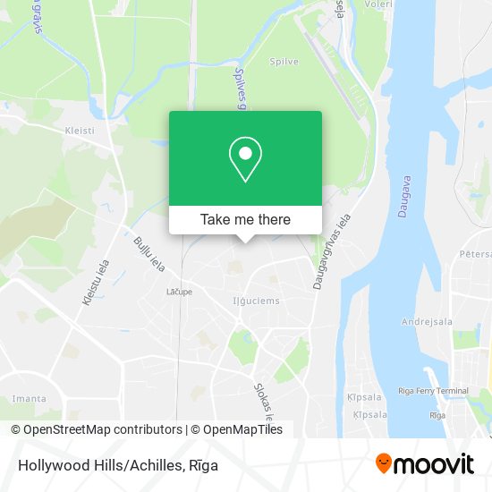 Карта Hollywood Hills/Achilles