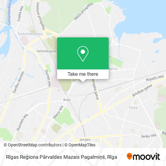 Rīgas Reģiona Pārvaldes Mazais Pagalmiņš map