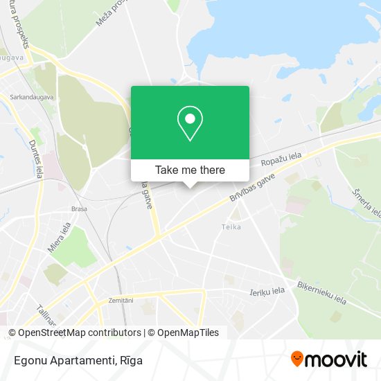 Egonu Apartamenti map