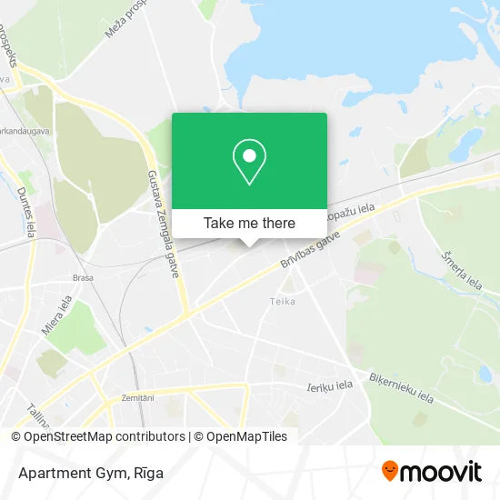 Карта Apartment Gym