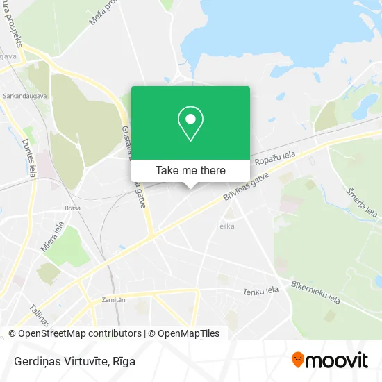 Карта Gerdiņas Virtuvīte