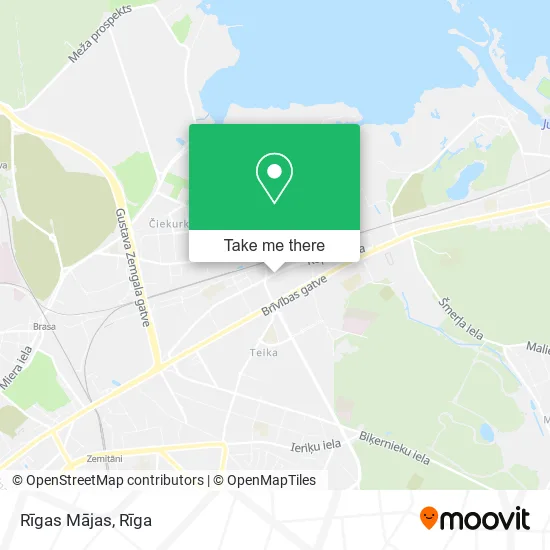 Карта Rīgas Mājas