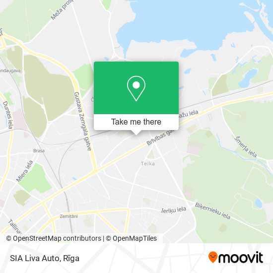 SIA Liva Auto map