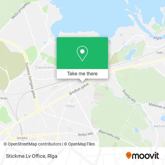 Карта Stickme.Lv Office