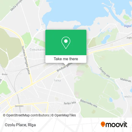 Карта Ozolu Place