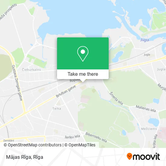 Карта Mājas Rīga