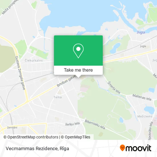 Карта Vecmammas Rezidence