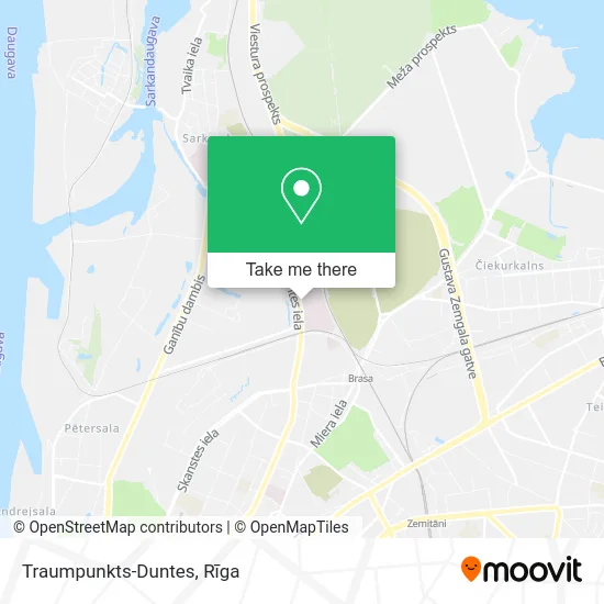 Карта Traumpunkts-Duntes