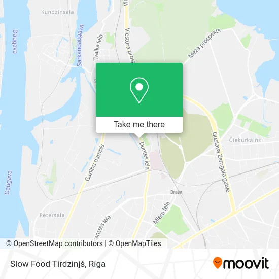 Карта Slow Food Tirdzinjš