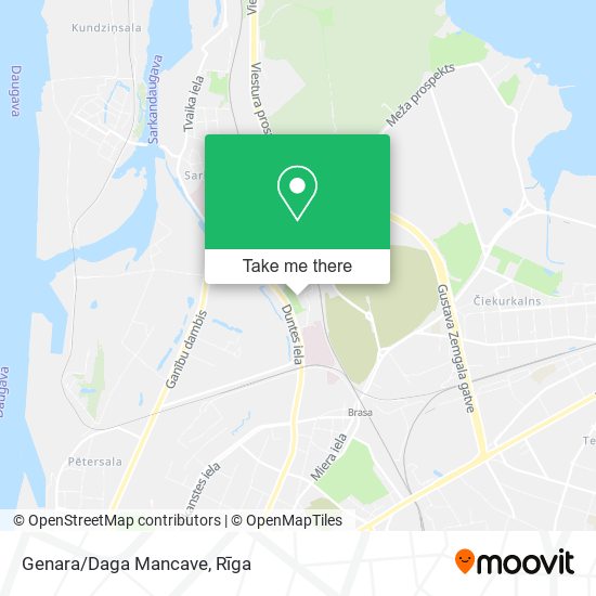 Genara/Daga Mancave map