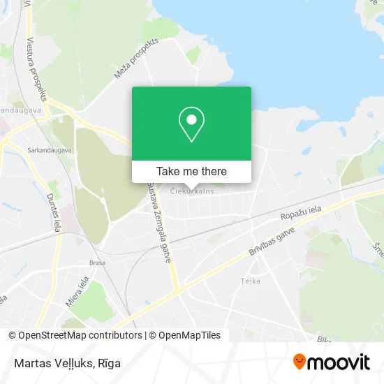 Карта Martas Veļļuks
