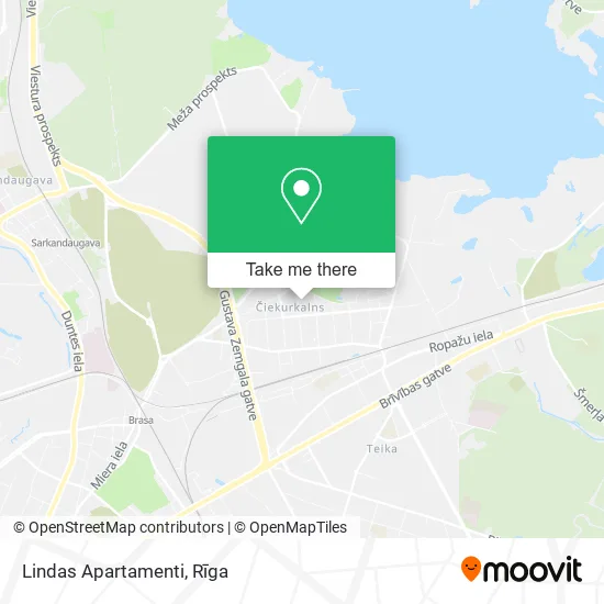 Карта Lindas Apartamenti
