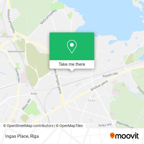Ingas Place map