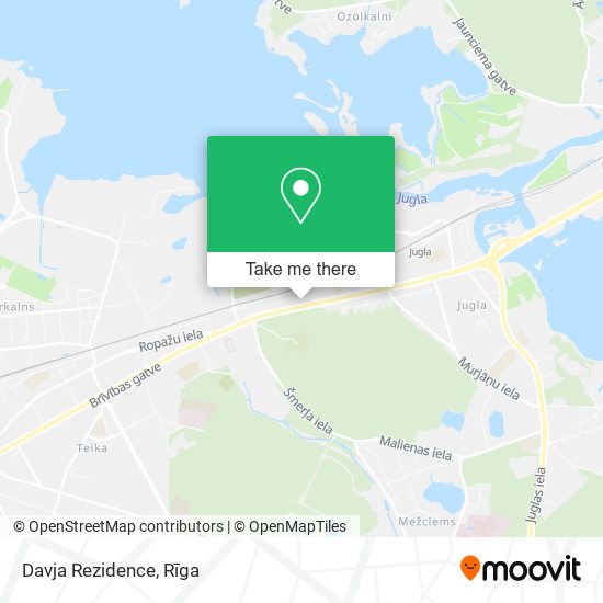 Davja Rezidence map