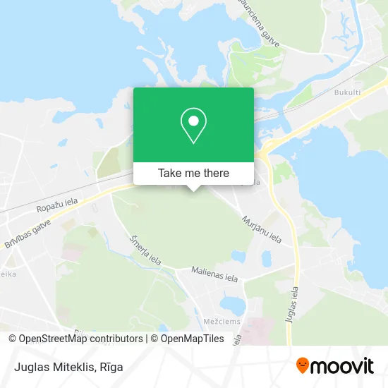 Juglas Miteklis map