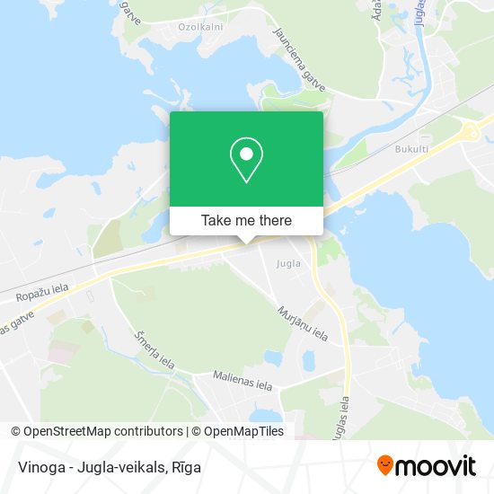 Vinoga - Jugla-veikals map