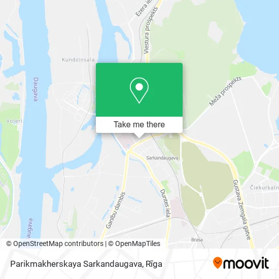 Карта Parikmakherskaya Sarkandaugava