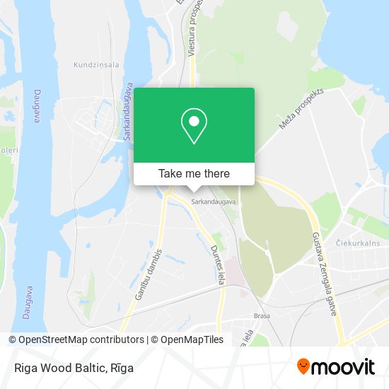 Riga Wood Baltic map