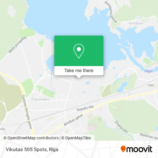 Карта Vikušas 505 Spots
