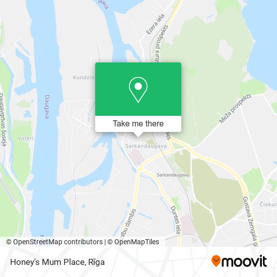 Honey's Mum Place map