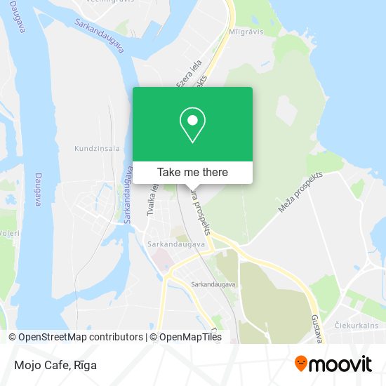 Mojo Cafe map