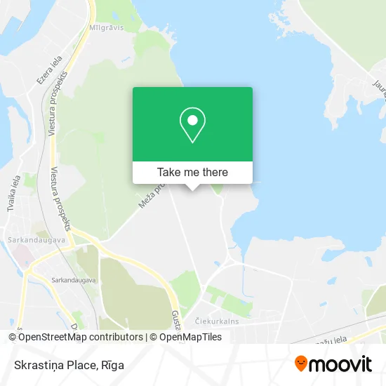Карта Skrastiņa Place
