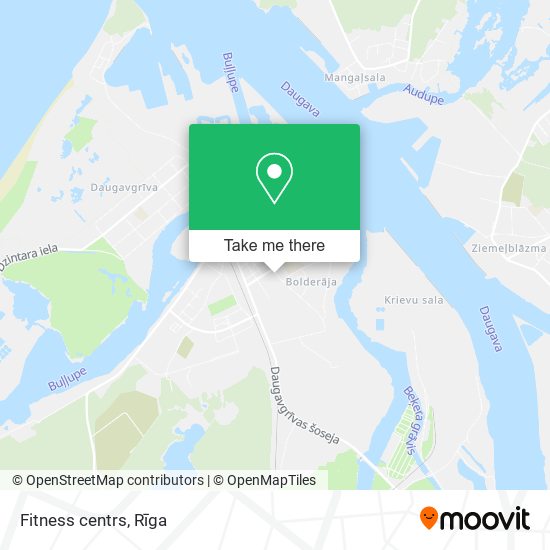 Fitness centrs map