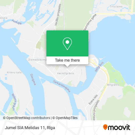 Карта Jumel SIA Melidas 11