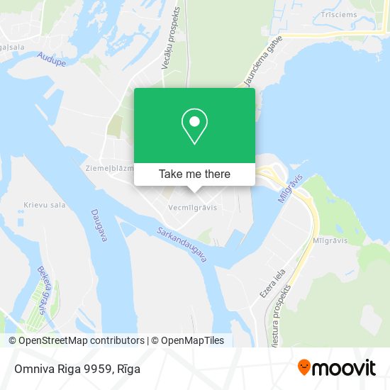 Omniva Riga 9959 map