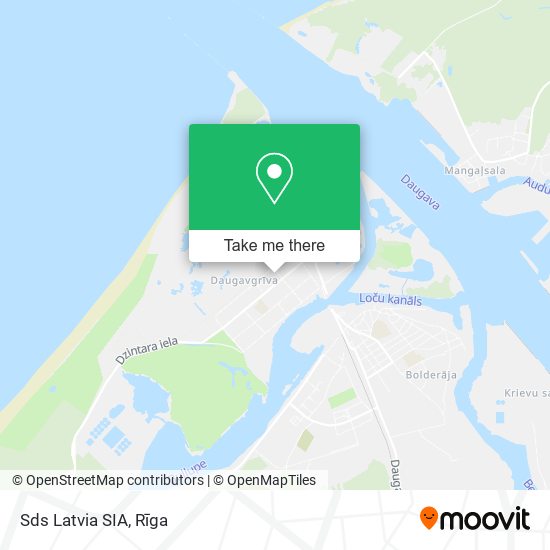 Sds Latvia SIA map