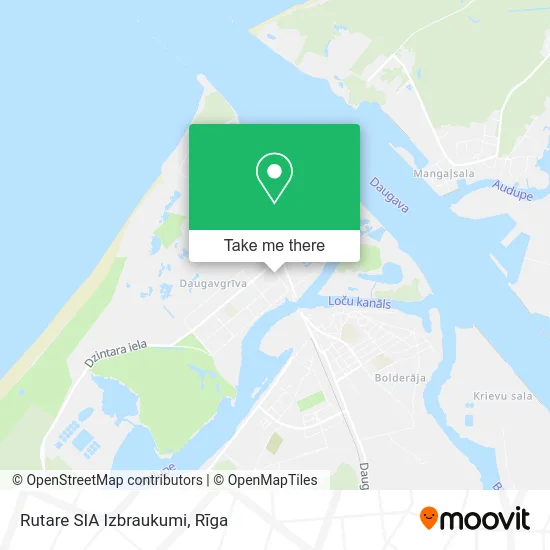 Rutare SIA Izbraukumi map