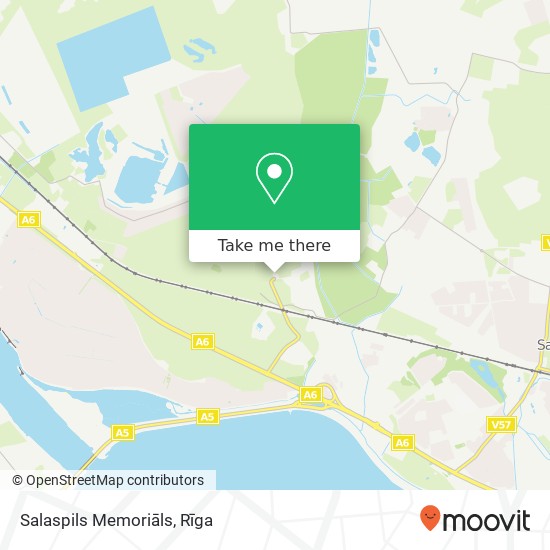 Salaspils Memoriāls map