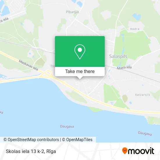 Карта Skolas iela 13 k-2