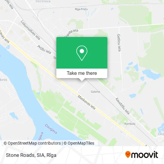 Карта Stone Roads, SIA