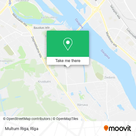 Карта Multum Riga